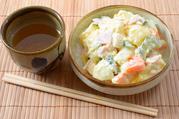 Delicious Japanese potato salad
