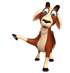 fun Goat funny cartoon character