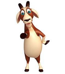 fun Goat funny cartoon character