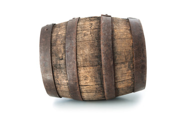 Old oak barrel