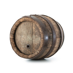 Old oak barrel