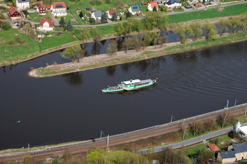 View of the neighborhood from the fortress Konigstein