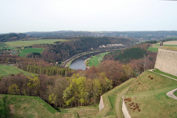 View of the neighborhood from the fortress Konigstein