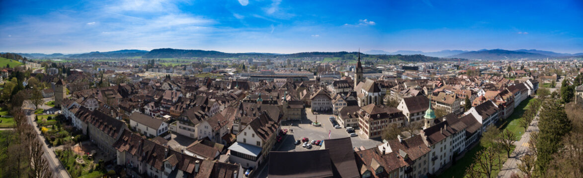 Drohnenbild-Panorama Zofingen Altstadt
(05.2016)