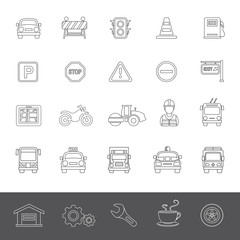 Line Icons - Traffic