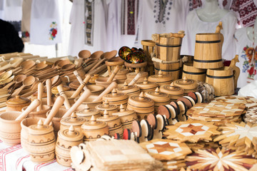 Handmade  wooden  utensils