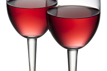 wine glass with red wine