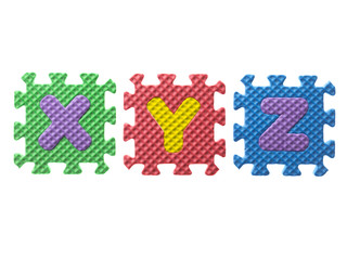 rubber puzzle pieces