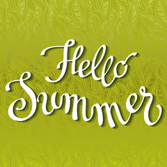 Hand drawn inspirational quote