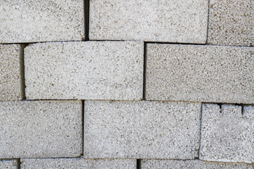 Building materials for sale outside on the basis of the building