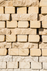 Obraz premium Building materials for sale outside on the basis of the building