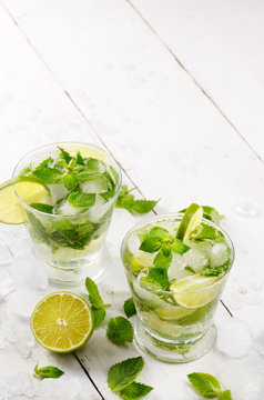 Mojito with lime
