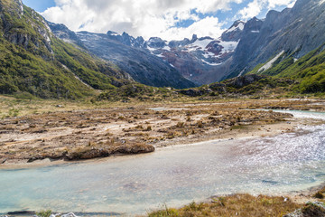Fototapeta na wymiar Creek in Tierra del Fuego, Argentina