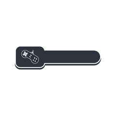 joystick video game console banner template
