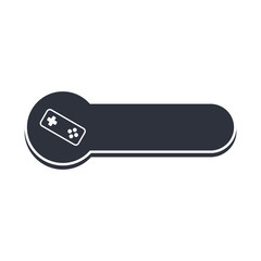 joystick video game console banner template