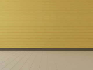 outdoor wall and floor color vintage 3d rendering