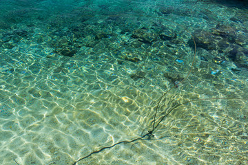 Seashore on a greek island