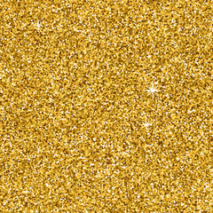 Gold glitter texture for your design. Golden shimmer background