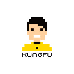 pixel people theme avatar guy