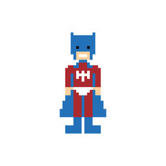 pixel people superhero avatar
