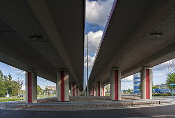 Overpass in the city