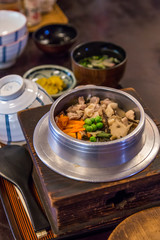 traditional japanese dish - Takikomi Gohan.