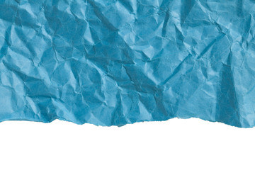 blue ripped paper