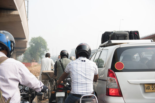 Men Riding Motorbikes