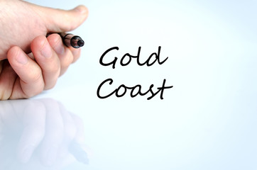 Gold coast text concept