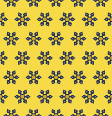 Vector modern seamless colorful geometry floral pattern, color abstract geometric background, pillow multicolored print, retro texture, hipster fashion design