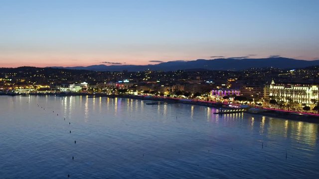 Cannes, night, Provence-Alpes-C&ocirc;te d'Azur, French Riviera