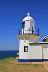 Fototapeta na wymiar Small lighthouse in Port Macquarie
