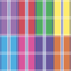 Seamless colored background of plaid pattern