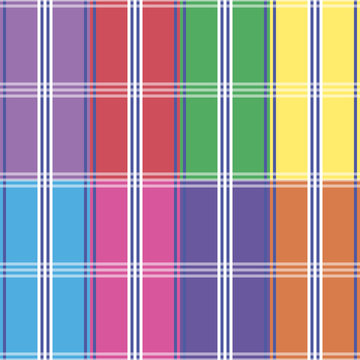 Seamless colored background of plaid pattern