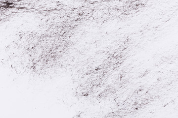 Black paint isolated on white background