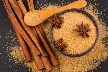 tropical brown sugar, anise, cinnamon