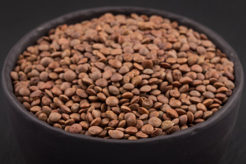 Lentils Isolated on White Background