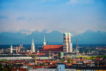 München Alpenblick Panorama