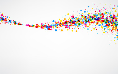 Background with color drops.