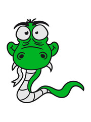 cartoon comic funny humorous cool snake