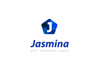 Fototapeta premium letter J logo Template for your company