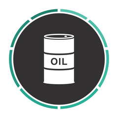 Oil barrels computer symbol