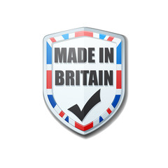 Made in Britain shield sign