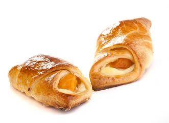 Bułki z brzoskwinią