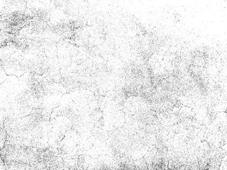 Scratched paper texture. Distressed cardboard texture. Black and white colored grunge background. Wrinkled paper texture overlay. Abstract background. Vector illustration - obrazy, fototapety, plakaty