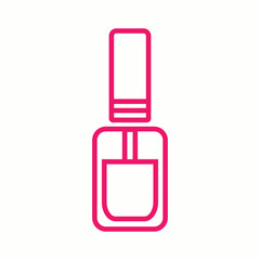 nail polish manicure finger pink icon