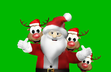 Santa Claus Thumbs Up