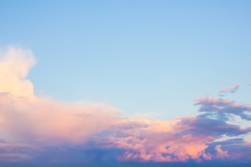 Sunset sky for background