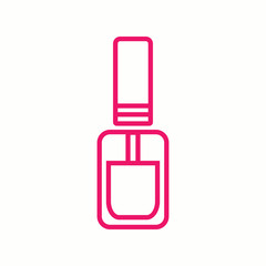 nail polish manicure finger pink icon