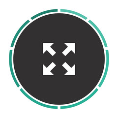 four arrows computer symbol